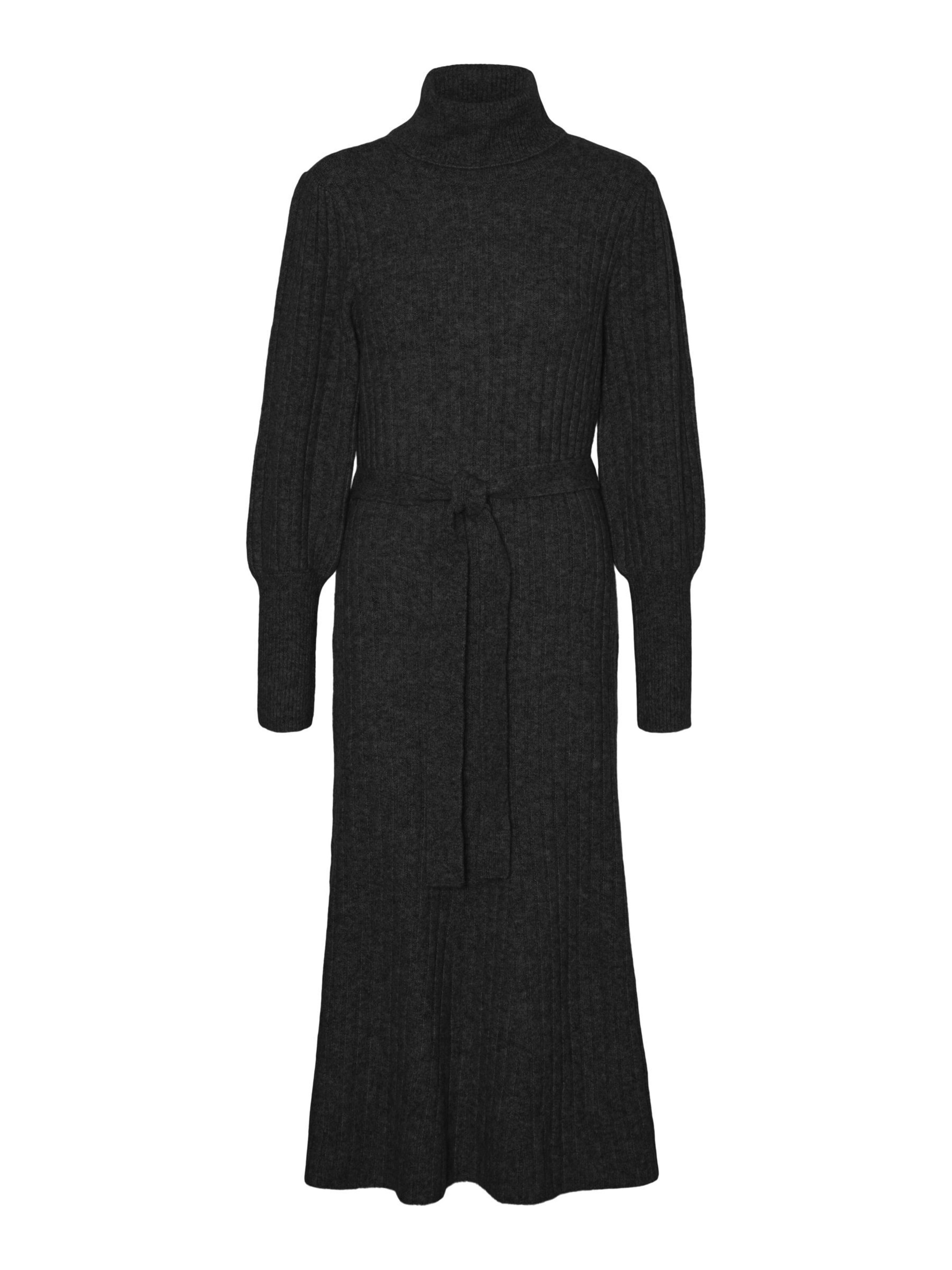 VERO MODA Strickkleid 'AURELIA' in schwarz, Produktansicht