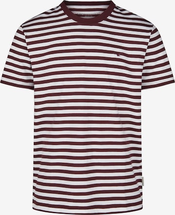 Cleptomanicx Shirt 'Ligull Stripe' in Red: front