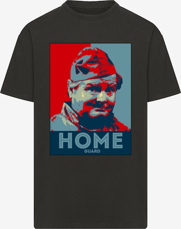 F4NT4STIC Shirt 'TV Times Benny Hill Home Guard' in Black: front
