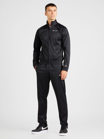 Champion Authentic Athletic Apparel Tracksuit in Black: front