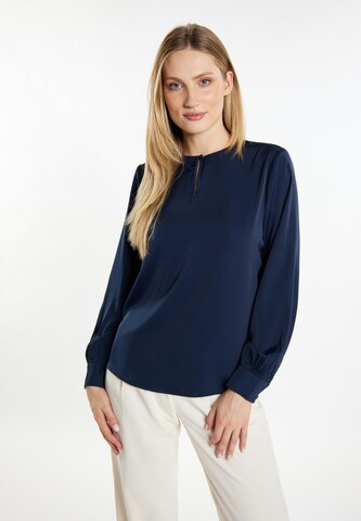 DreiMaster Klassik Blouse 'Klassik' in Blue: front