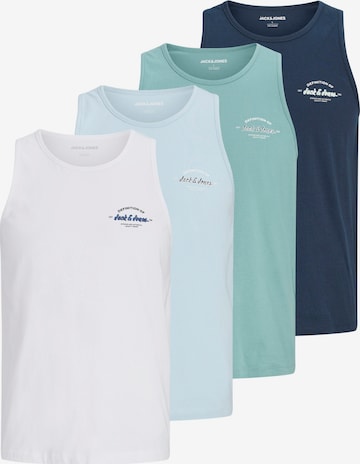 JACK & JONES Top 'JJBRANDON' in Blau: Vorderseite