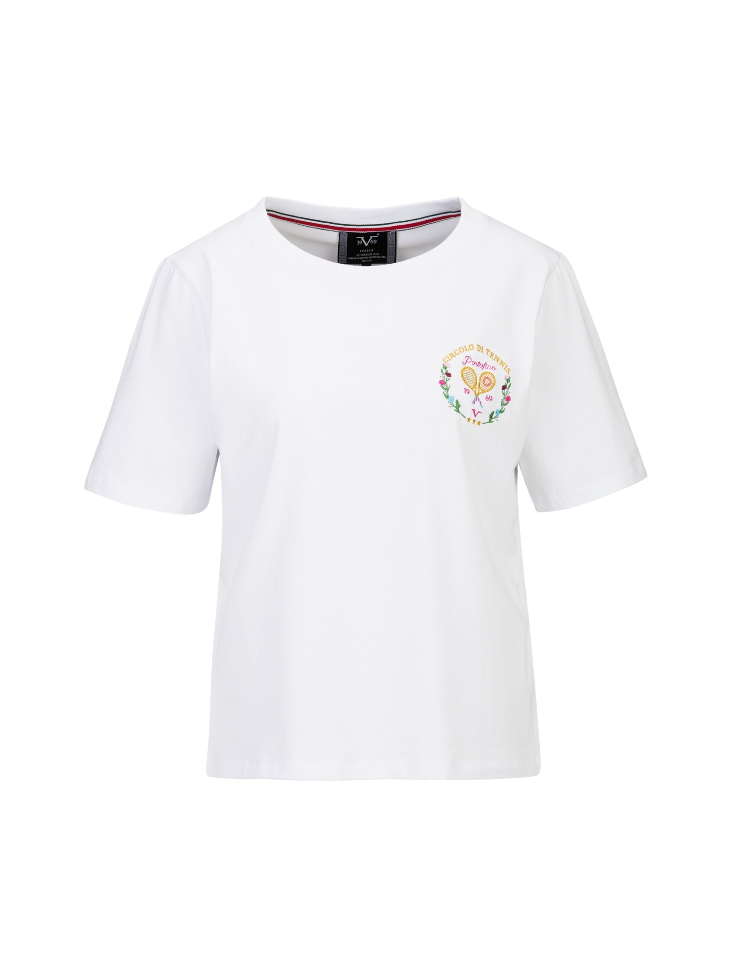 19V69 ITALIA Shirt 'BELLARA' in Yellow / Grass green / Pink / White, Item view