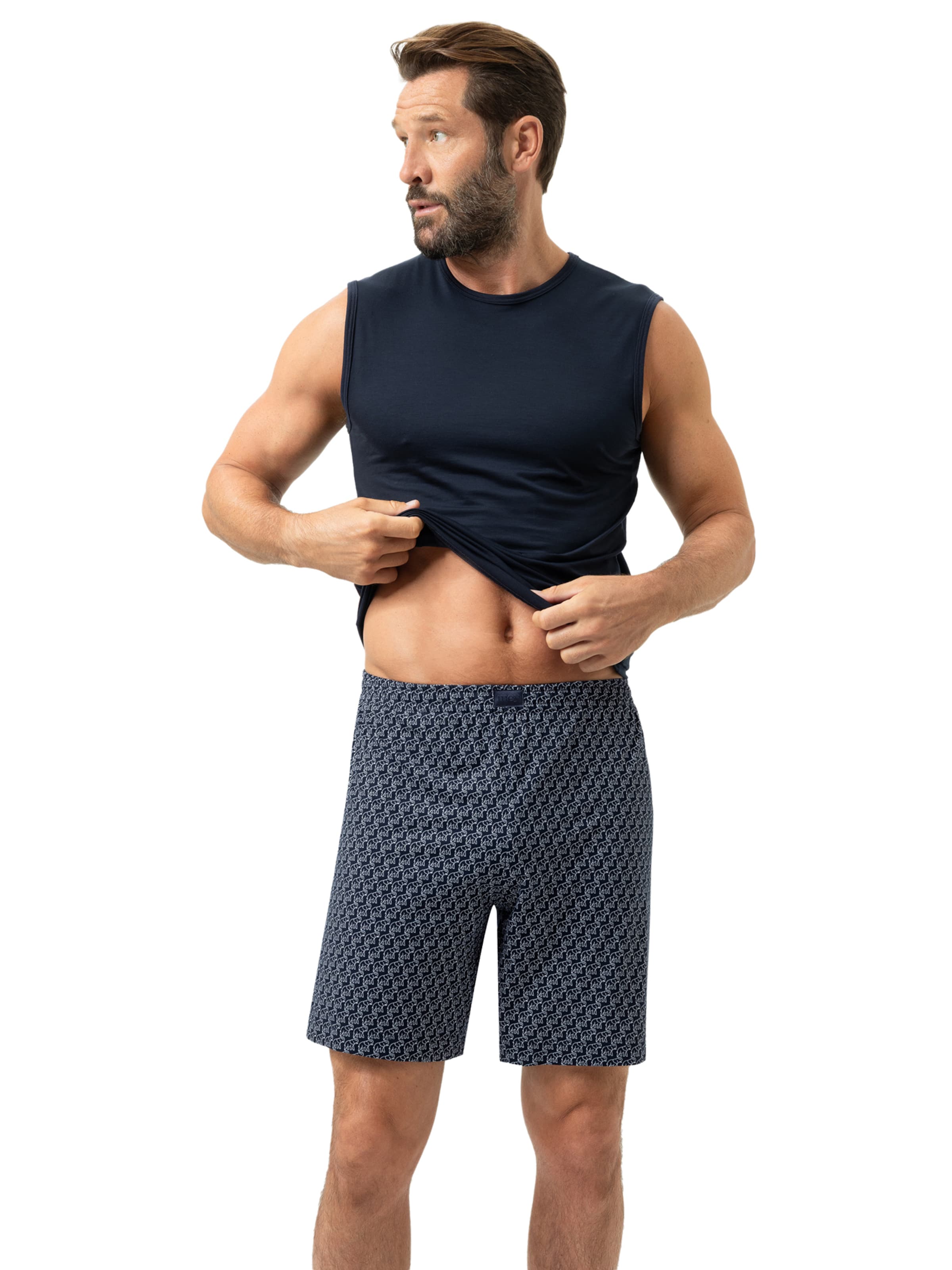 Shorts de bain 'Serie Elephant Walk' Mey en bleu