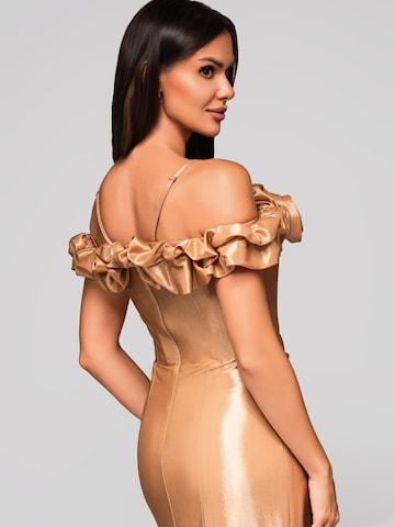 Ombre Abendkleid in Gold