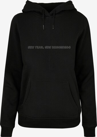 Sweat-shirt 'New Year' Merchcode en noir : devant