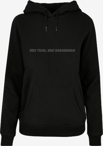 Merchcode Sweatshirt 'New Year' in Schwarz: predná strana