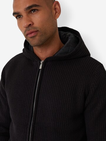 Threadbare Hemdjacke 'Haydock' in Schwarz