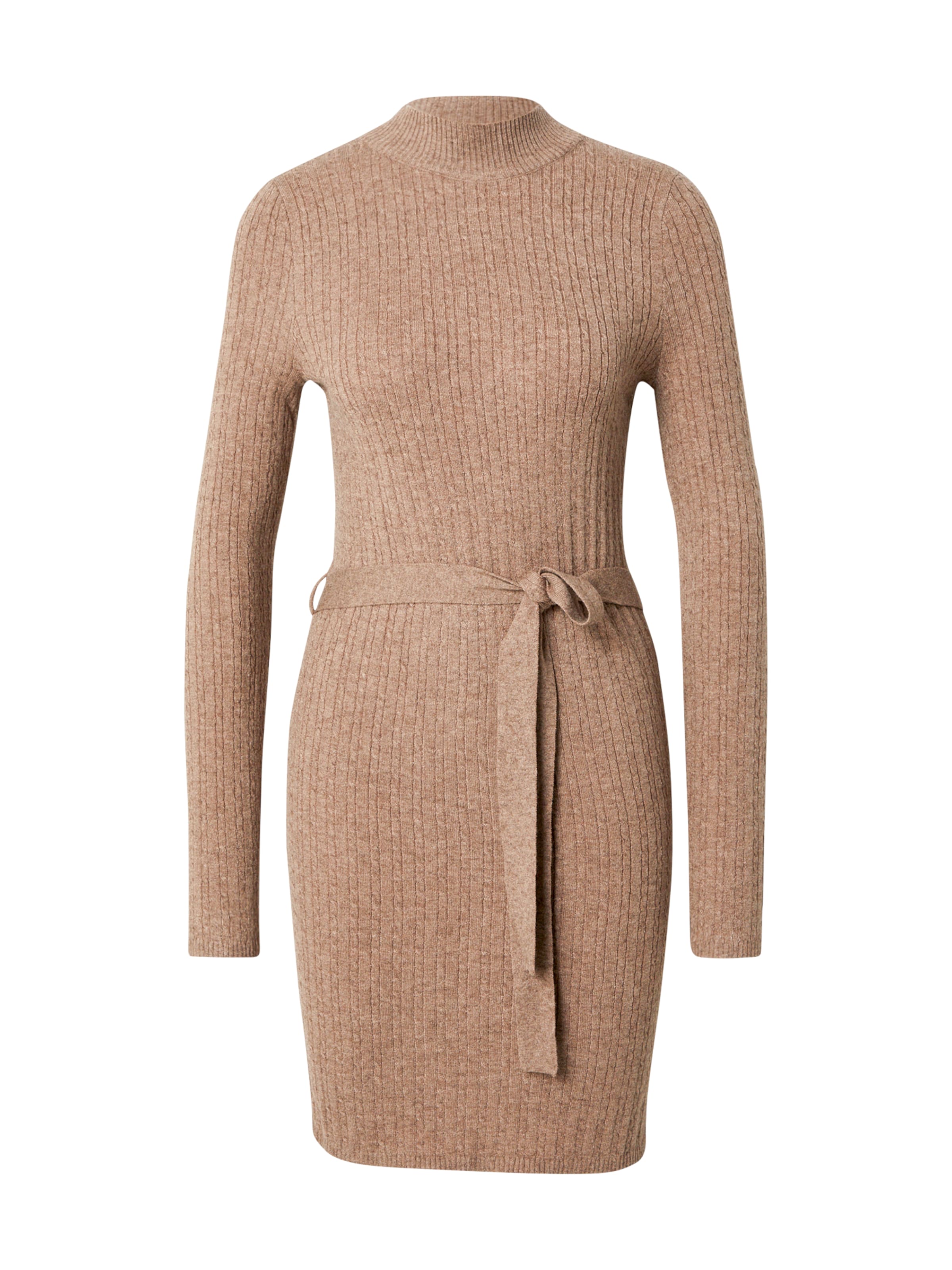 ONLY Плетена рокля 'ONLLEA' в кафяво: отпред