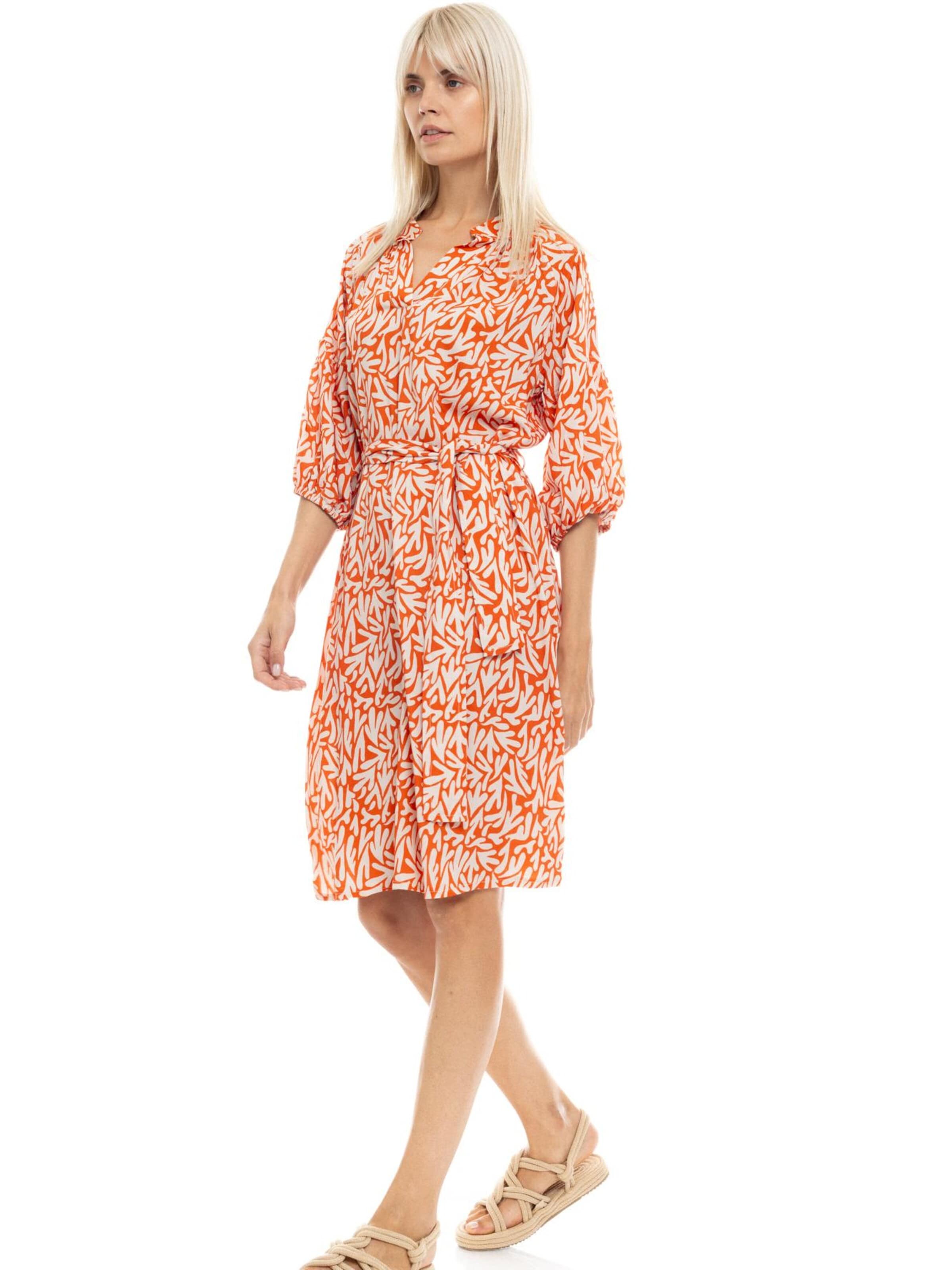 Pink Label - Vestido de verano 'BEACHWEAR CORAL' en naranja
