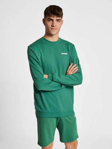 Hummel Sweatshirt 'Gabe' i grön: framsida