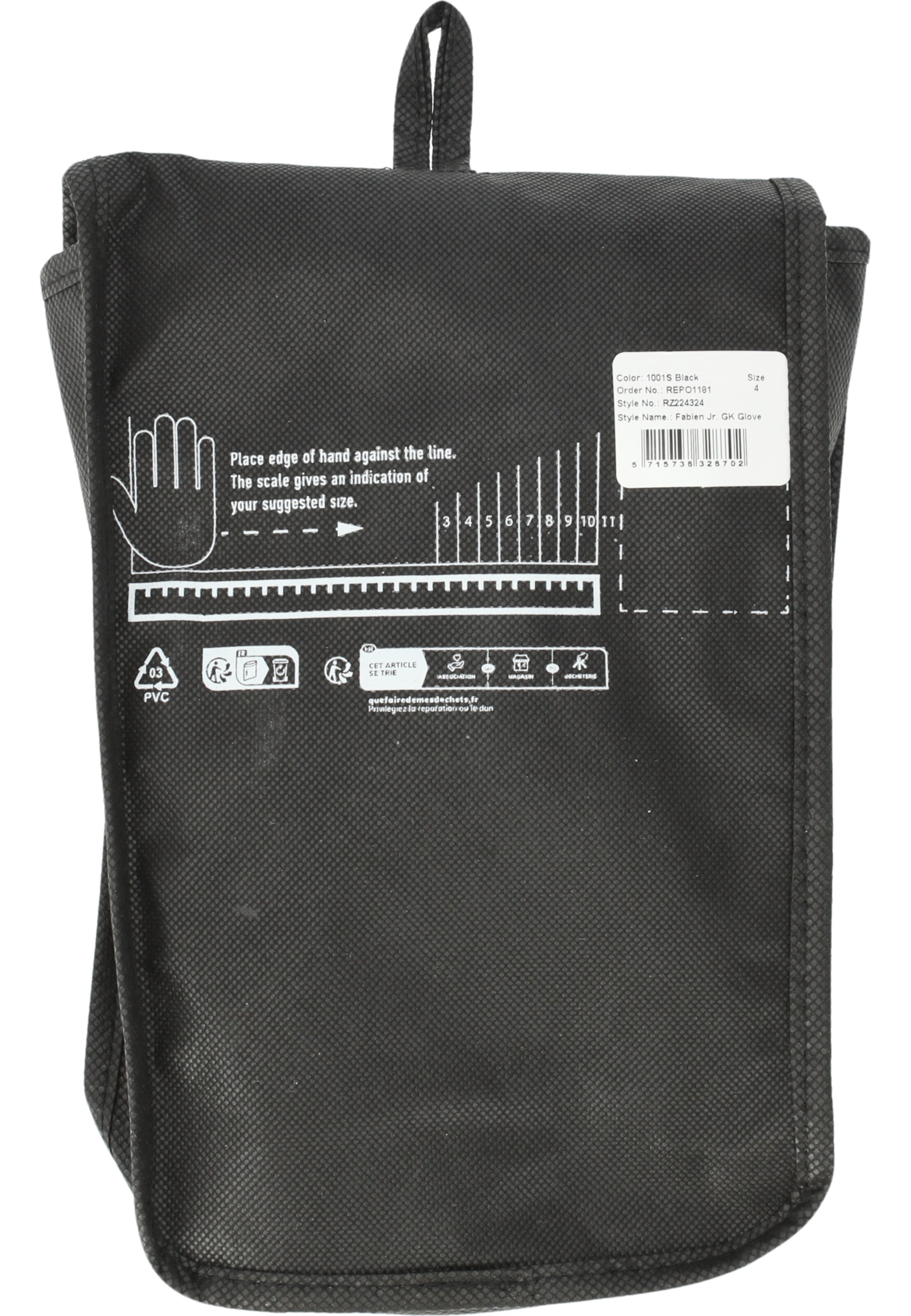 Rezo Athletic Gloves 'Fabien Jr.' in Black