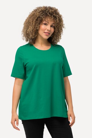T-shirt Ulla Popken en vert : devant