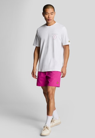 Lyle & Scott Loosefit Zwemshorts in Roze