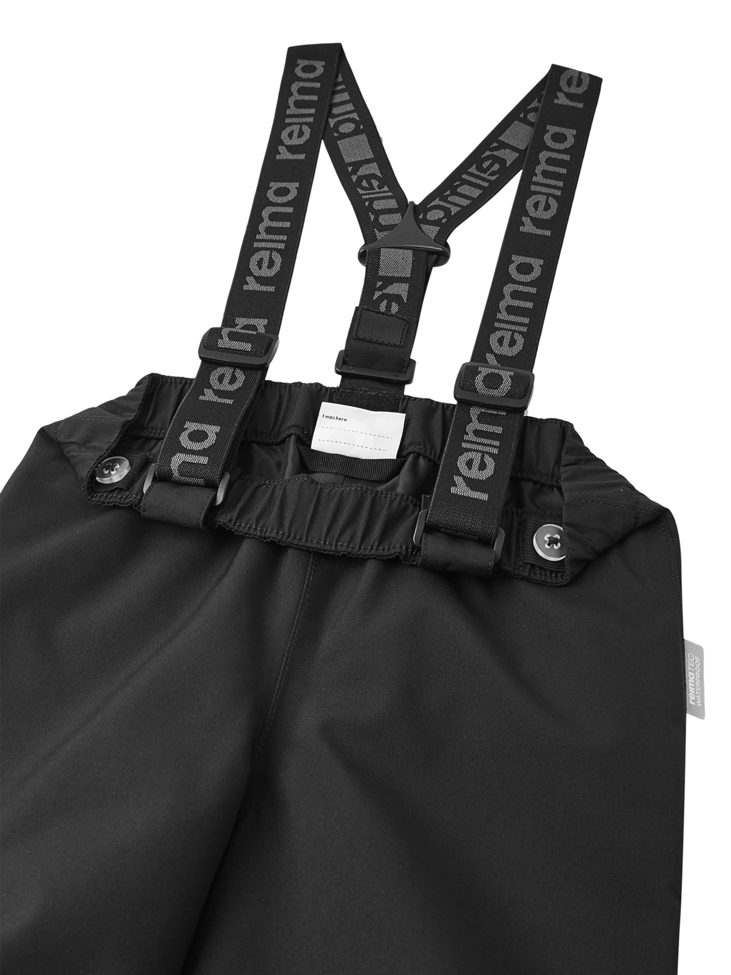 Reima Конический (Tapered) Функциональные штаны 'Hauskin' в Черный