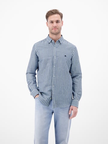 LERROS Regular fit Button Up Shirt in Blue: front