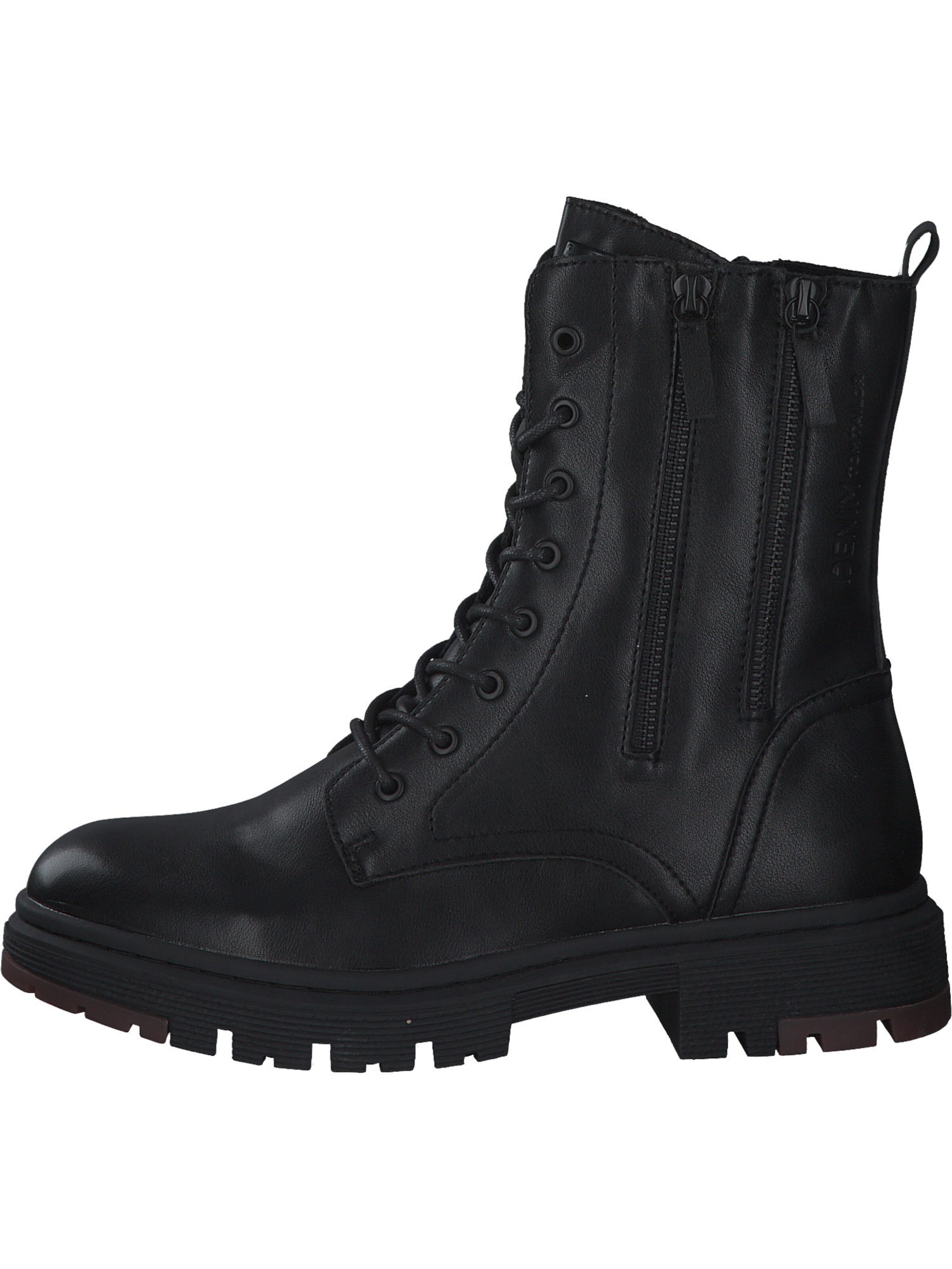 Bottines à lacets TOM TAILOR DENIM en noir