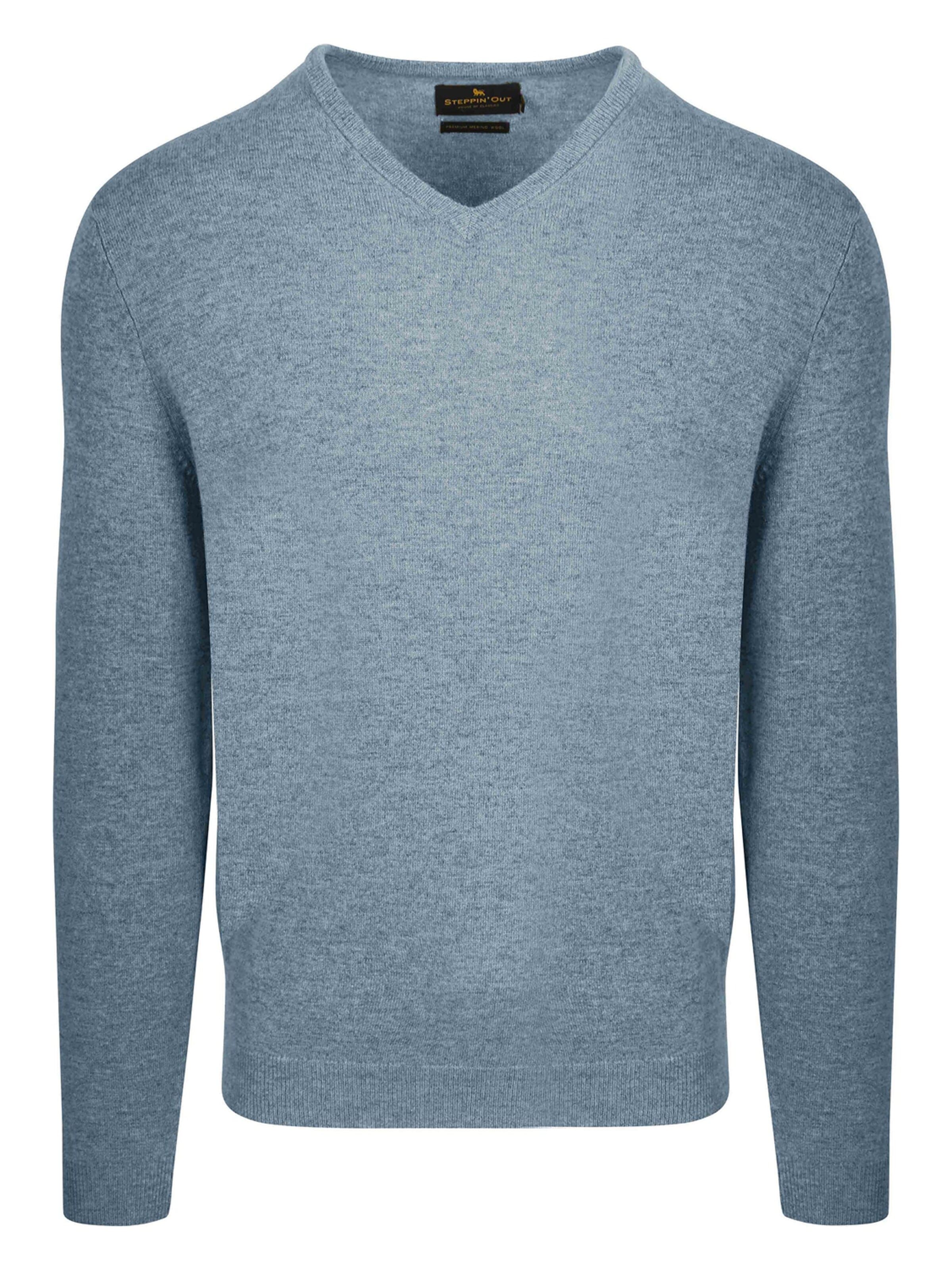 Pull-over Steppin' out en bleu : devant