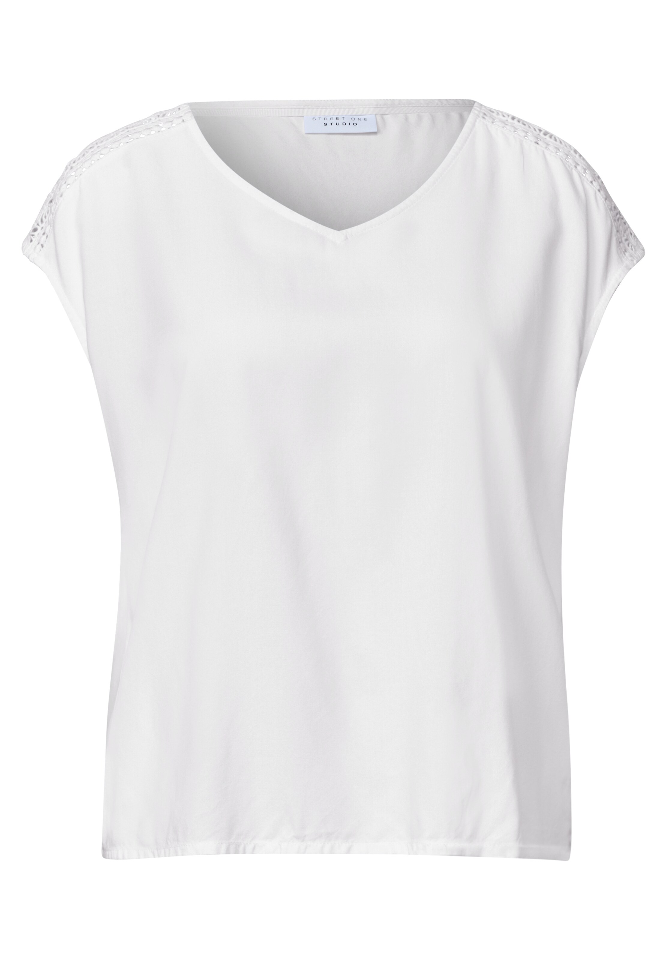 Street One Studio Bluse in Weiß: Vorderseite