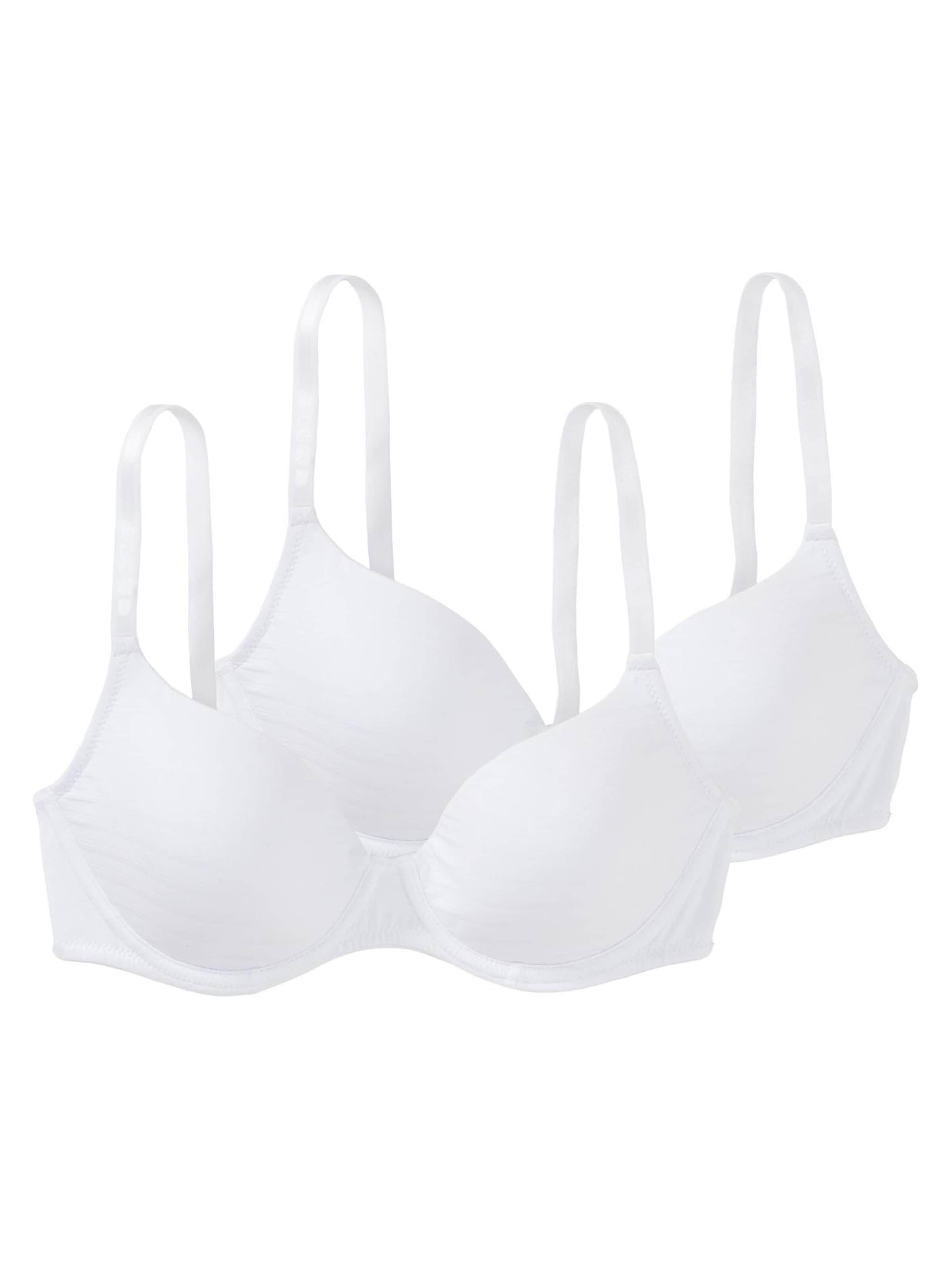 SPEIDEL Bra 'Cotton & More' in White: front