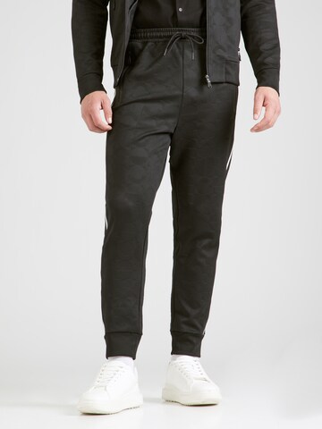 BOSS Конический (Tapered) Штаны в Черный: спереди
