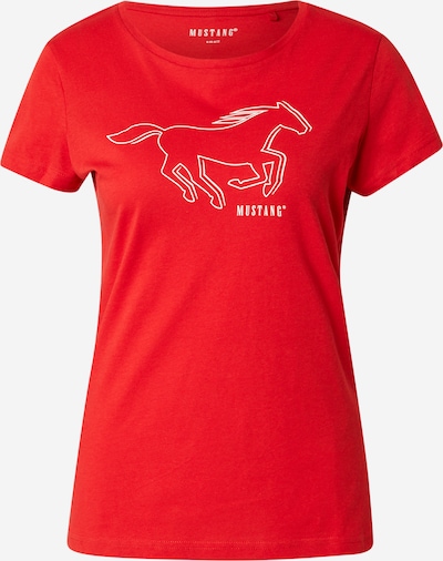 Marškinėliai 'Loa' iš MUSTANG, spalva – raudona / balta, Prekių apžvalga