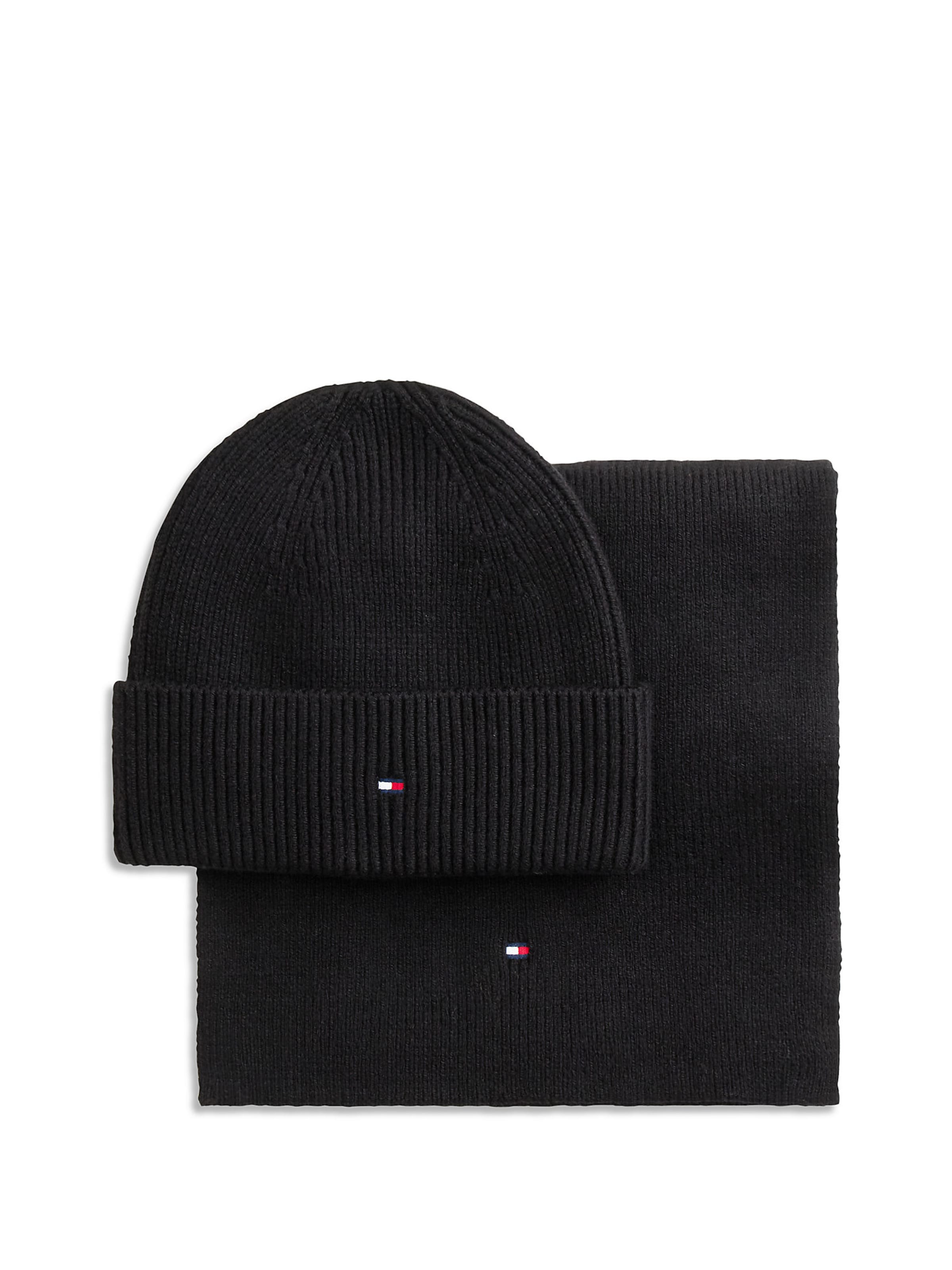 TOMMY HILFIGER Czapka w kolorze czarny: przód