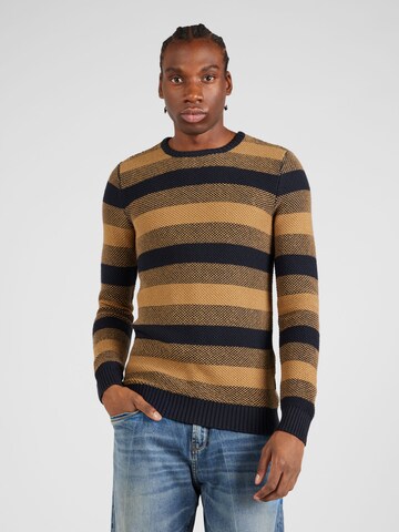 BLEND Sweater in Brown: front
