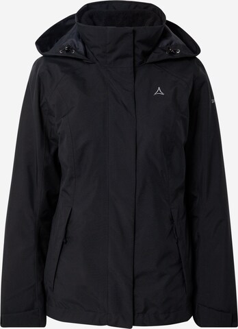 Schöffel Outdoor Jacket in Black: front