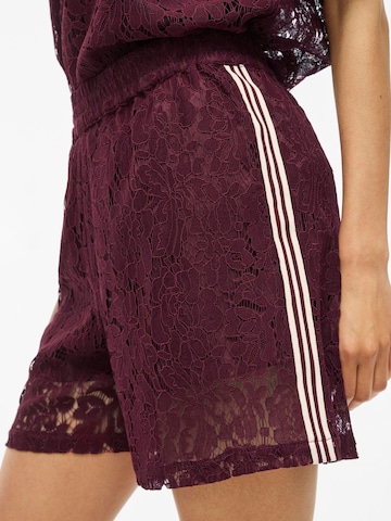 Regular Pantalon 'VIOline' VILA en rouge