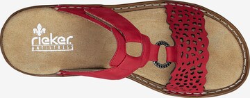 Rieker Mules in Red