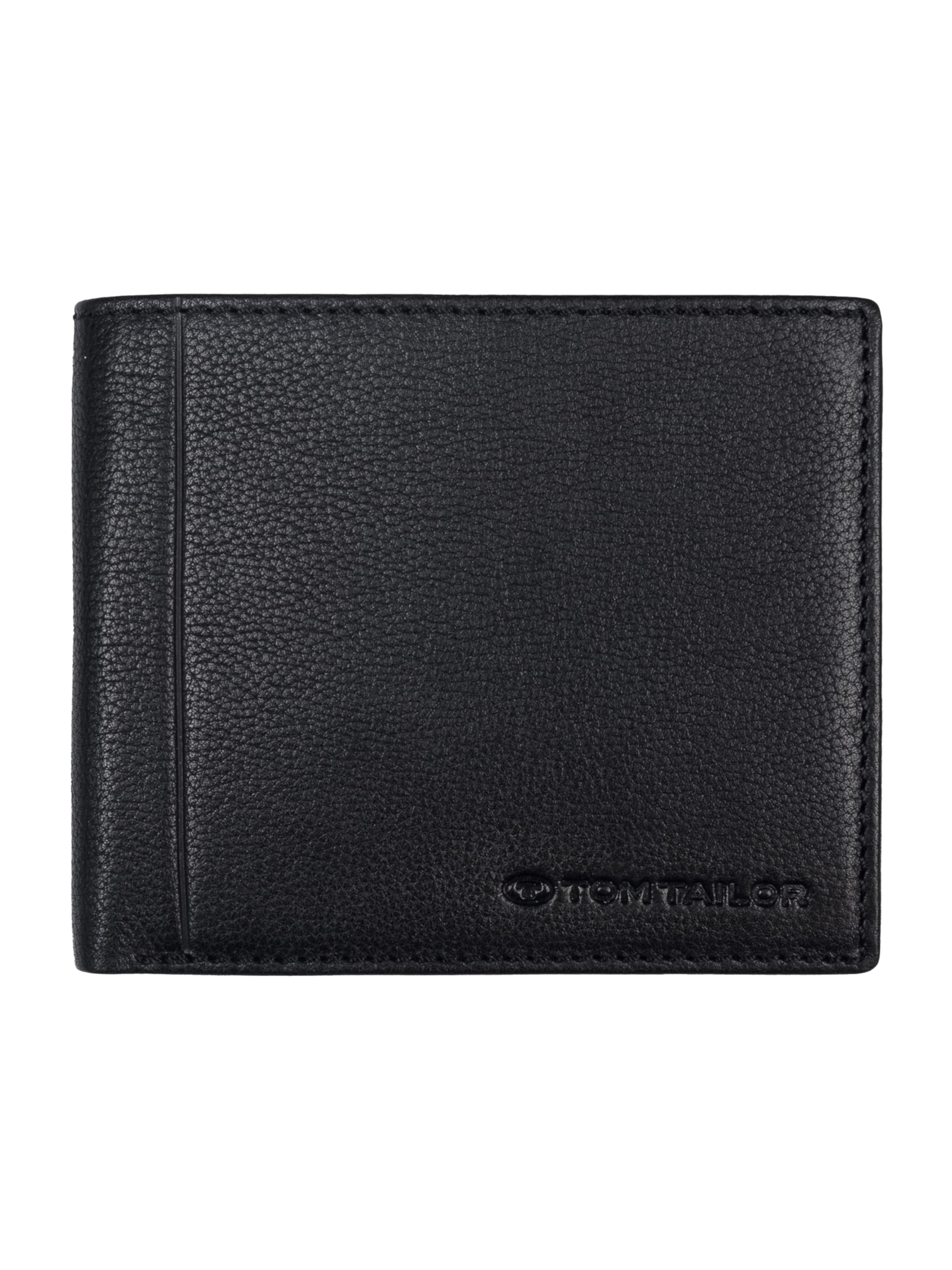 TOM TAILOR Портмоне 'BELA' в черно: отпред