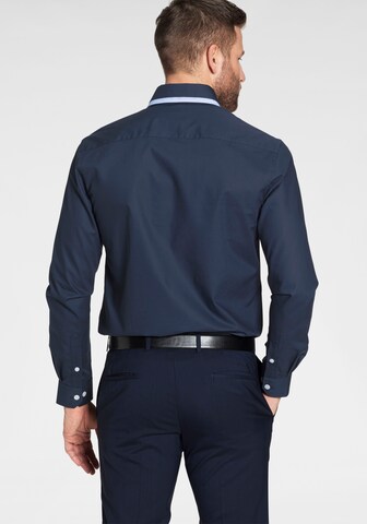 Bruno Banani Slim Fit Businesshemd in Blau