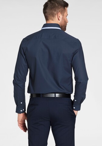 BRUNO BANANI Slim fit Business Shirt in Blue