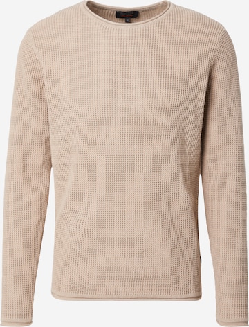 INDICODE JEANS - Jersey 'Hoffvin' en beige: frente