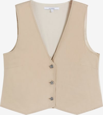 Scalpers Poplin Vest ' ' in S in naturweiß, Produktansicht