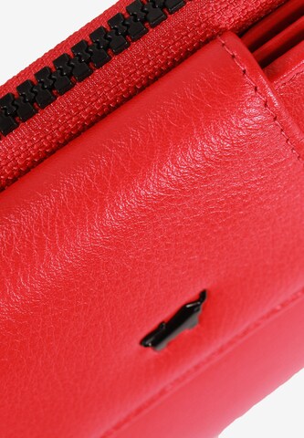 Braun Büffel Wallet 'Capri' in Red