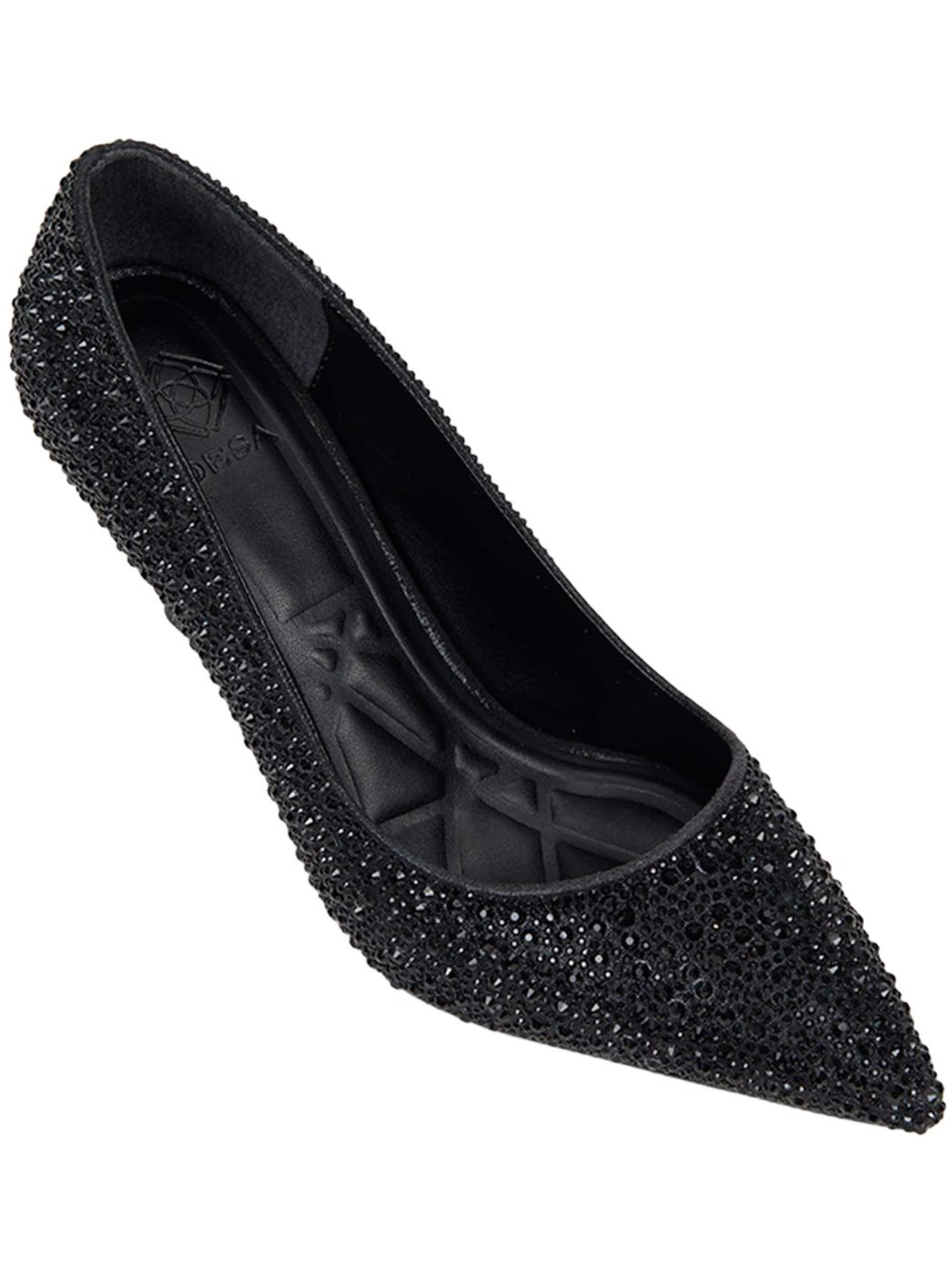 Desa - Zapatos con plataforma 'Pumps' en negro