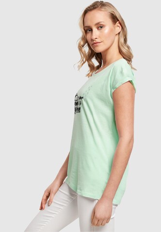 Merchcode Shirt 'Its Your Time To Bloom' in Groen