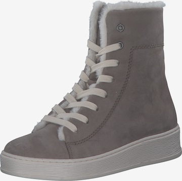 Bottines à lacets GABOR en gris : devant