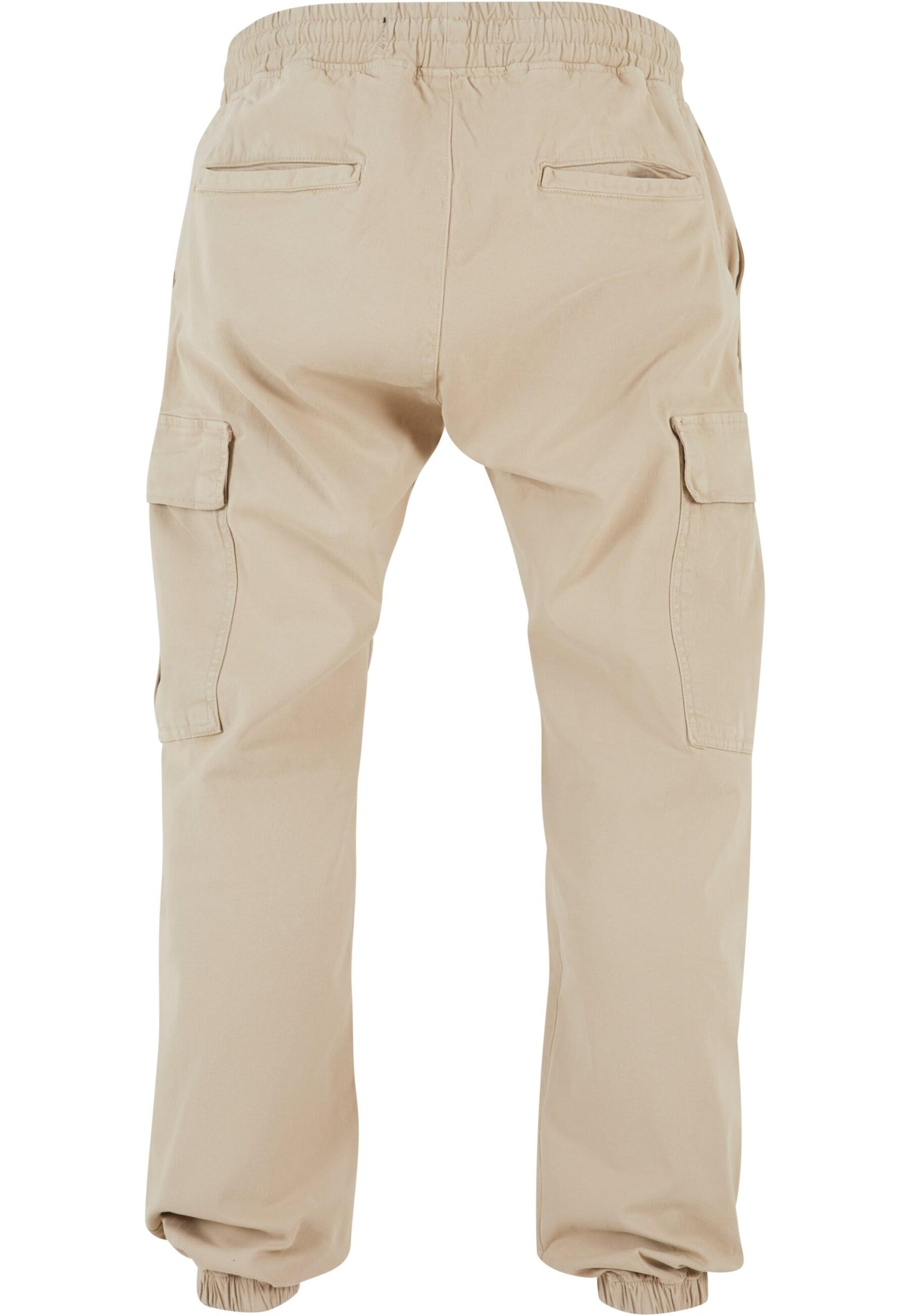 2Y Premium Tapered Cargo Pants in Beige