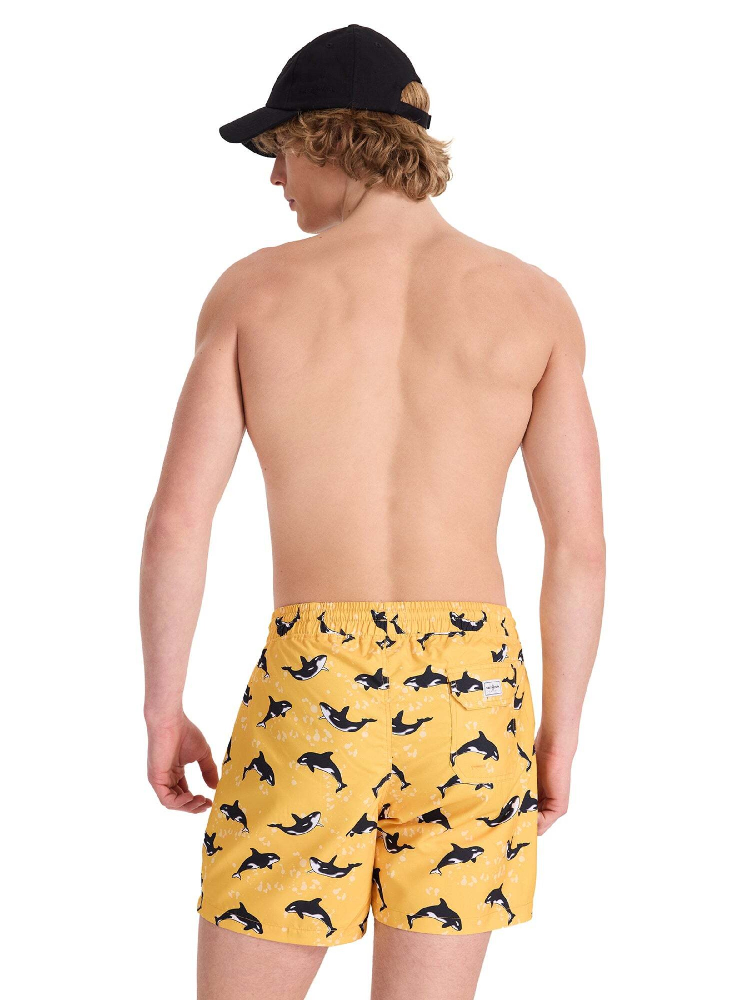 Shorts de bain 'PATTERN' WESTMARK LONDON en jaune