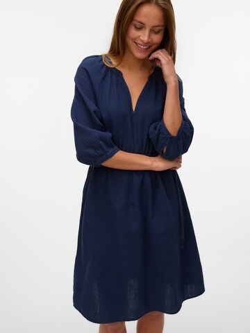 VERO MODA Kleid 'VMBEVERLY' in Blau