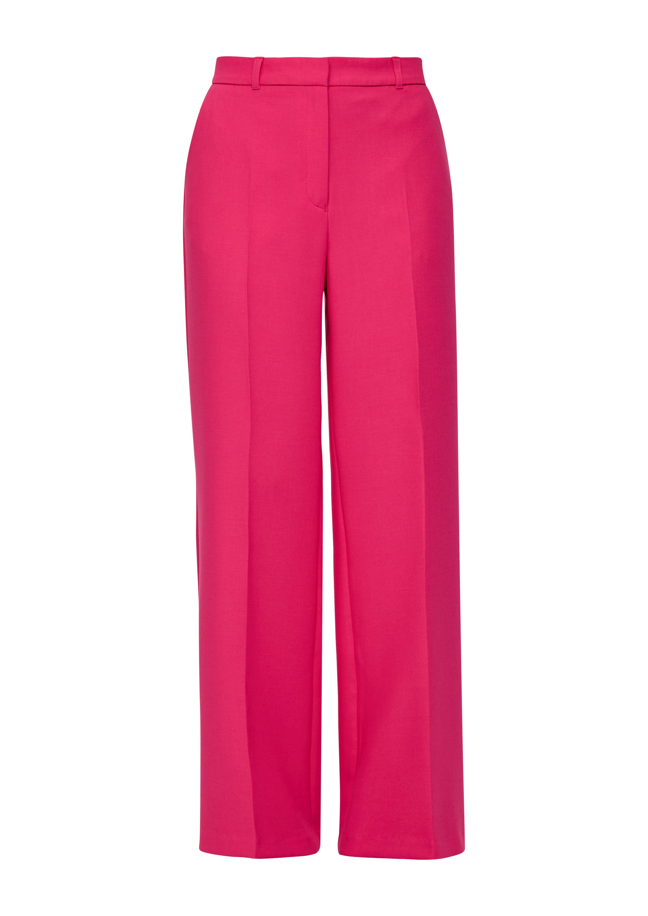 s.Oliver BLACK LABEL Wide leg Pleated Pants in Pink: front