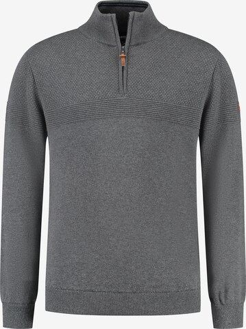 Travelin Sweater 'Skane' in Grey: front