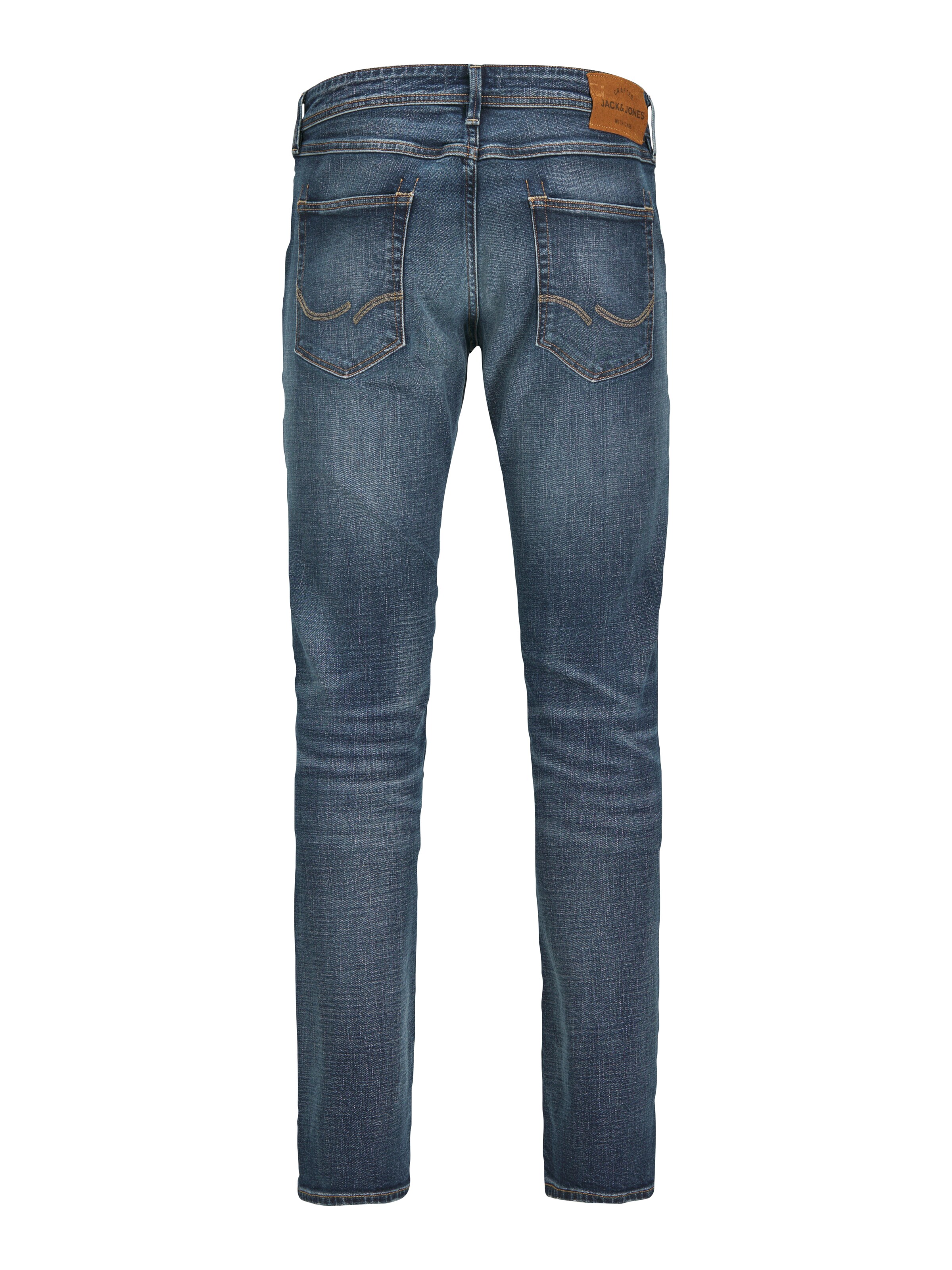 Slimfit Jeans 'JJIGlenn JJCole' de la JACK & JONES pe albastru