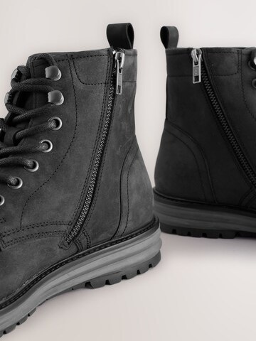 Bottines à lacets Next en noir