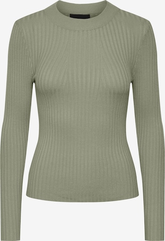 PIECES Sweater 'CRISTA' in Green: front