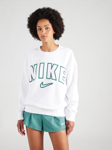 Nike Sportswear Majica 'PHNX FLC' | bela barva: sprednja stran