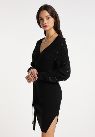 faina Kleid in Schwarz: predná strana